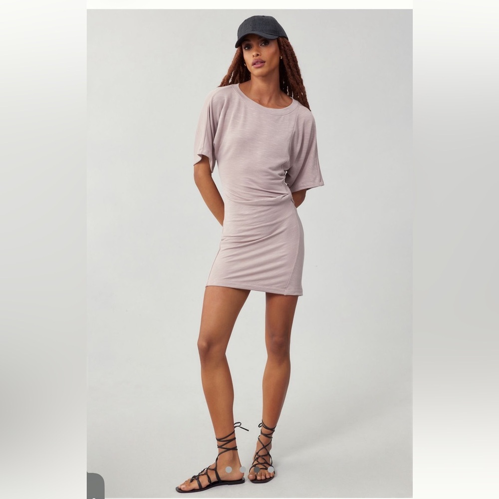 Daily practice by Anthropologie Side-Twist Tee dress size large - Picture 3 of 11